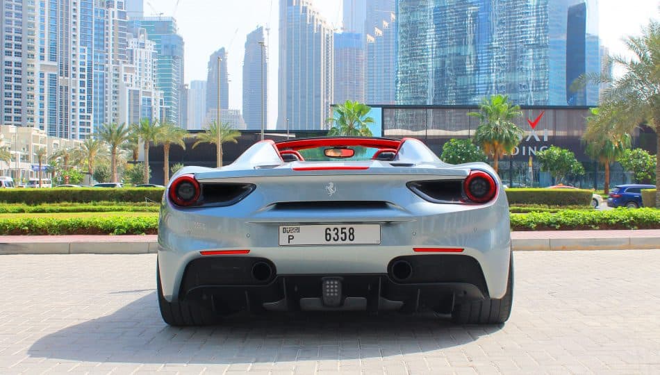 Rent Ferrari 488 Spyder Dubai