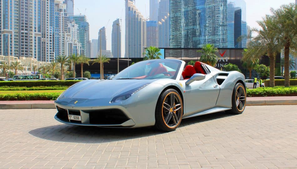 Rent Ferrari 488 Spyder Dubai